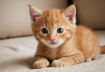  cute ginger kitten 