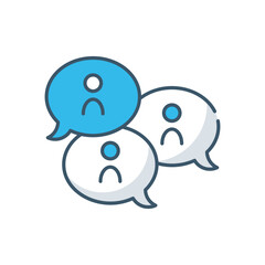 Chat Group vector icon