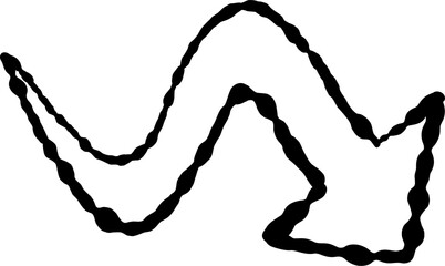 Hand Drawn Doodle Arrow