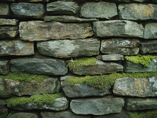 Cobblestone path with moss and greenery: nature reclaims urban spaces