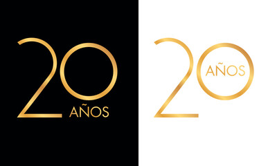 20 años logo