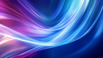 Futuristic Technology-Inspired Abstract Background with Glowing Lines and Blank Space for Layout