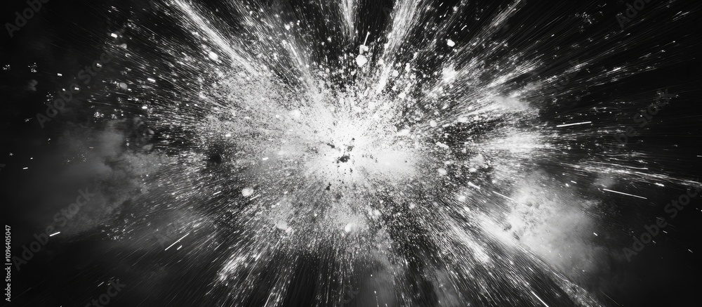 Poster stunning fireworks explosion with vibrant light and sparks creating a dramatic visual effect against
