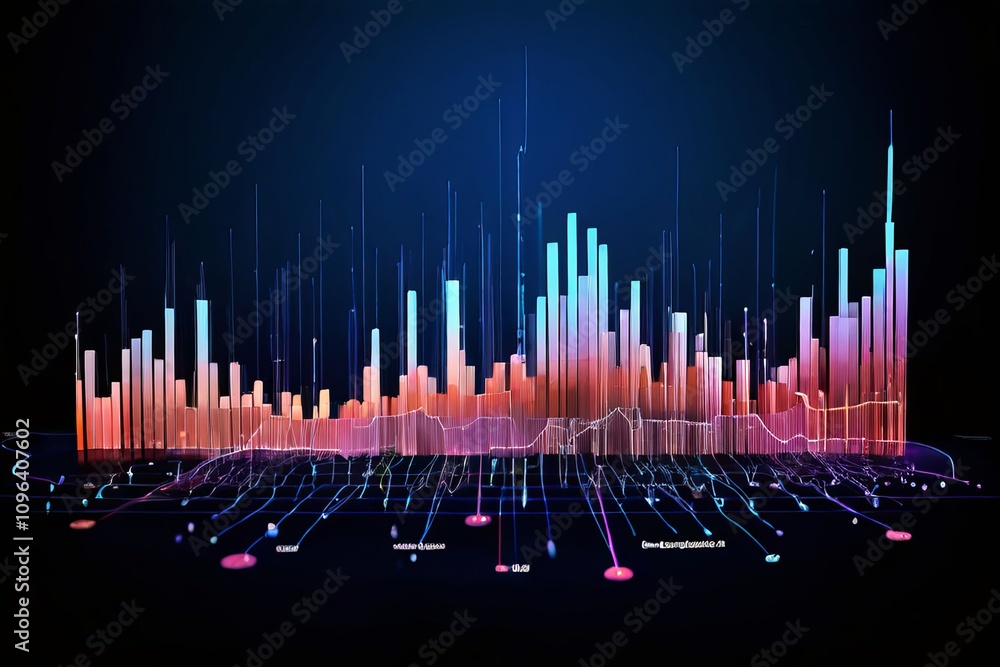 Poster data sonification data points are turned into music with each da