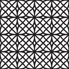 Fototapeta premium black and white seamless pattern