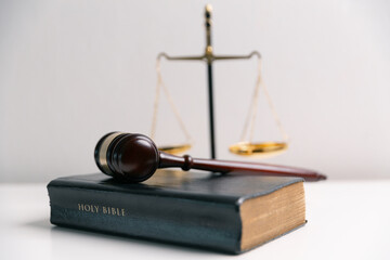 Holy Bible, central book of Christian faith, details teachings of Jesus Christ, God's law, and...