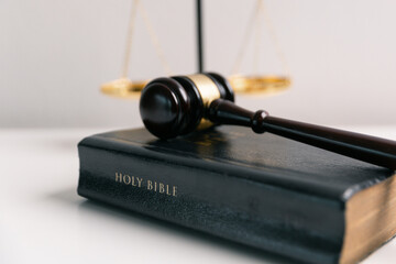 Holy Bible, central book of Christian faith, details teachings of Jesus Christ, God's law, and...