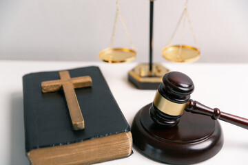 Holy Bible, central book of Christian faith, details teachings of Jesus Christ, God's law, and...