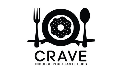 Crave Food Doodle Icon Set Featuring Labels, Stickers, and Tasty Mascots