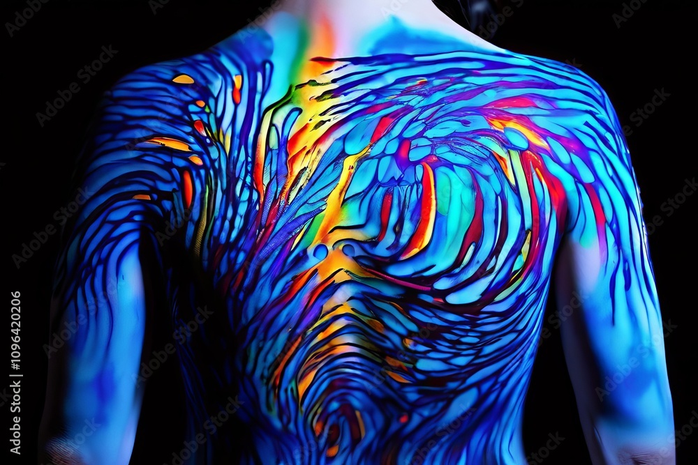 Poster feeling fingerprints unique colorful fingerprint like patterns r