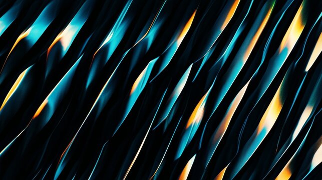Isolated holographic shapes with a shimmering, multi-colored effect, creating a futuristic and dynamic design.
