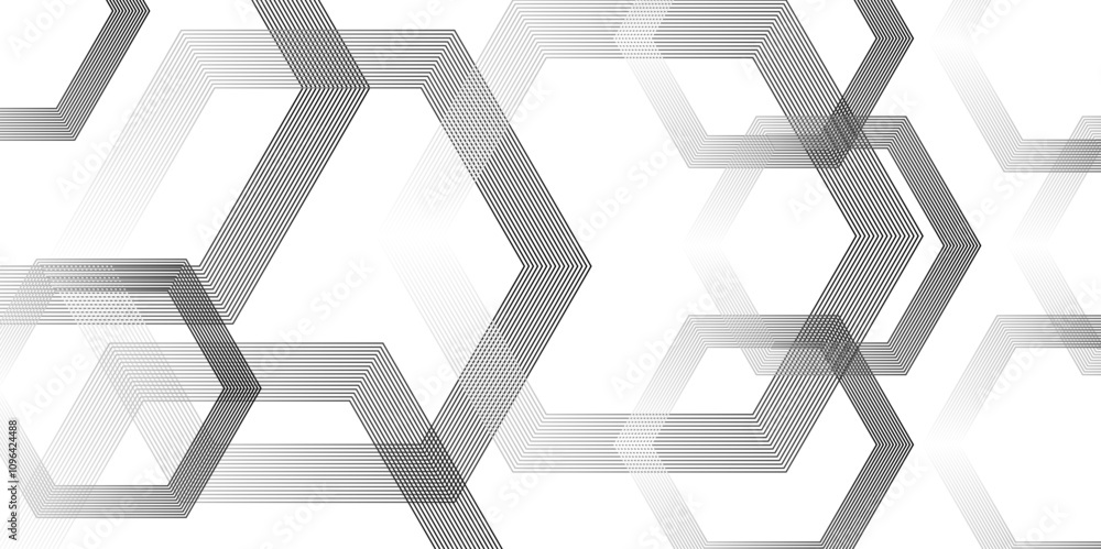 Wall mural abstract background wave line elegant white striped diagonal line. geometric pattern transparent bac