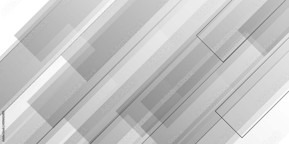 Poster gray geometric pattern seamless square line and technology line. abstract digital illustration web f