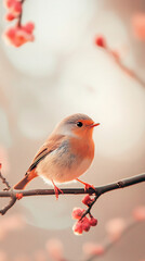 cute nature beautiful fluffy bird background