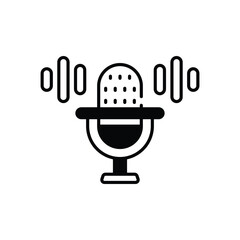 Audio Recording vector icon