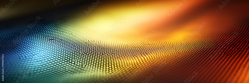 Poster abstract colorful wave background with dotted texture