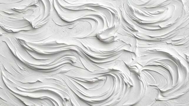 A three-dimensional white texture design, perfect as a retro-style background for wedding postcards, offering an elegant and vintage feel.