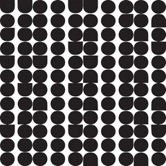 black and white seamless pattern