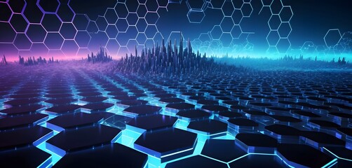 Obraz premium abstract blue background with stars