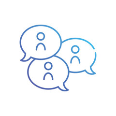 Chat Group vector icon
