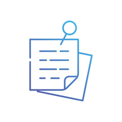 Quick Notes vector icon