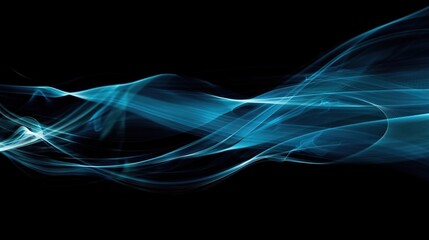 Dynamic blue light rays in motion abstract vector design for science and technology wallpaper
