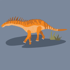 Amargasaurus Dinosaur genus of sauropod dinosaur from the Early Cretaceous epoch © xoalsohanifa