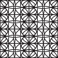 Fototapeta premium black and white seamless pattern