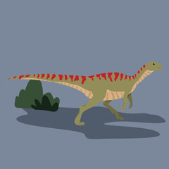 Hypsilophodon Herbivore Small, swift herbivore, lives in forested areas