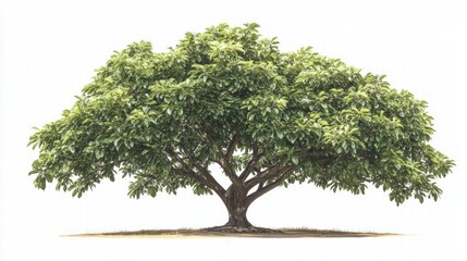 Majestic Tree in Lush Green Canopy