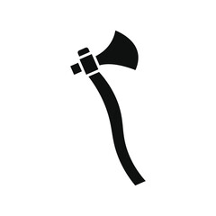 Hatchet icon Thin line flat illustration
