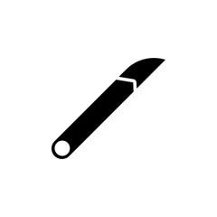Scalpel icon (2) Thin line flat illustration