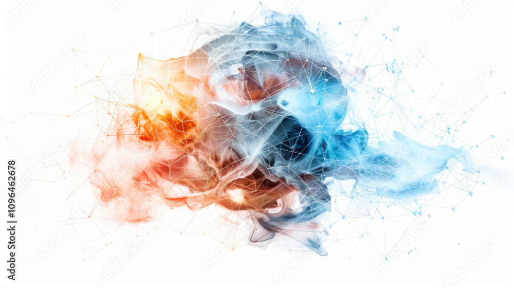 Poster exploring the digital consciousness interface a geometric mind mapping system for transparent neural