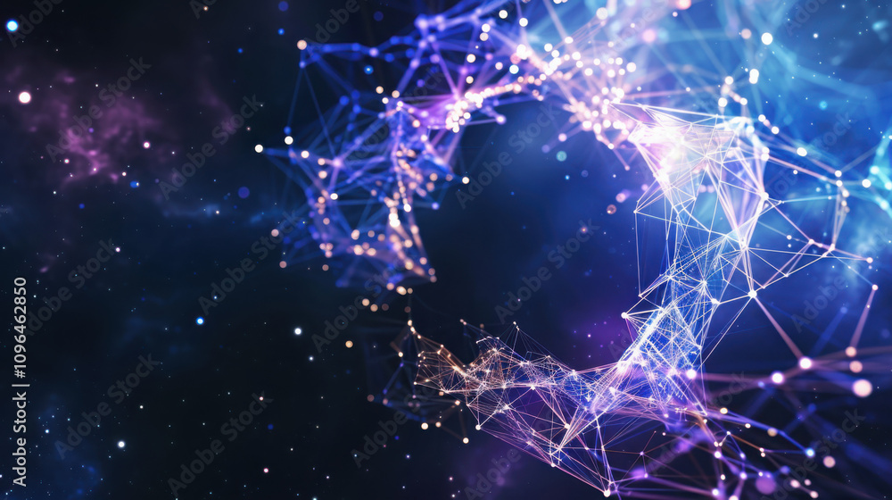 Poster exploring quantum neural interface a geometric thought control system in a cybernetic design showcas