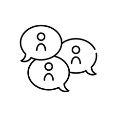 Chat Group vector icon