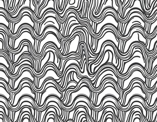 Fototapeta premium seamless pattern with waves
