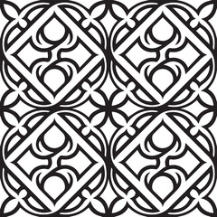 black and white seamless pattern