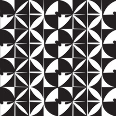 black and white seamless pattern