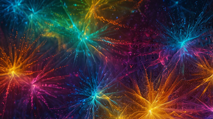 Abstract shiny iridescent textured background