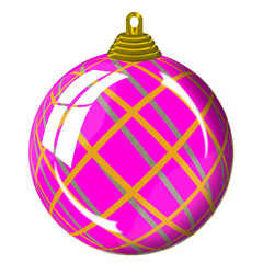 Boule de Noël décrorée