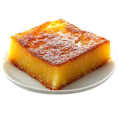 Tasty Cassava Cake Philippines Isolated On Transparent Background 