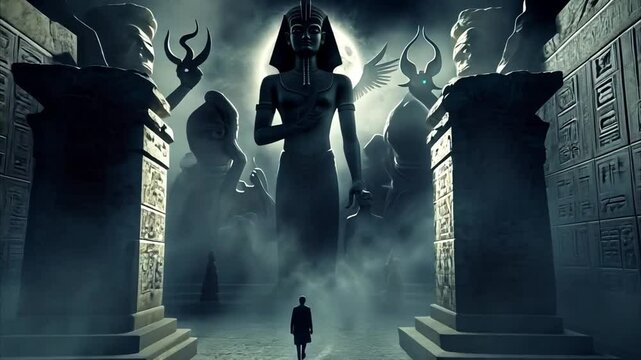 God of ancient Egypt, the ancient Egyptian god of death and the world of the dead