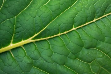 Fototapeta premium Green leaves of a philodendron plant. Nature leaves, green tropical forest, backgound concept