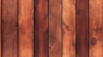 Fototapeta premium Seamless pattern Rich Brown Wooden Planks Background Texture
