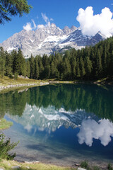 lake in the mountains