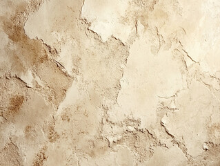 Fototapeta premium Textured concrete wall in soft beige tones, AI Generation