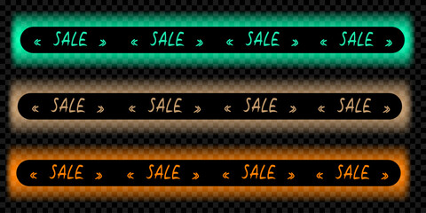 multicolored ribbons on transparent background for sale on "Black Friday". colored ribbon with black friday sales inscriptions. Discount ribbons with background for advertising, online store or websit
