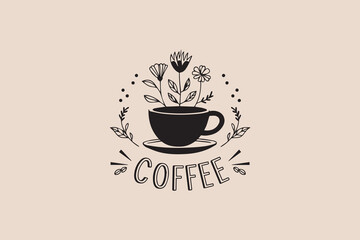 coffee lover t-shirt design vector