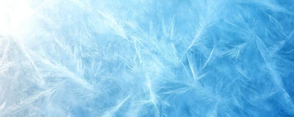 Obraz premium Abstract Frosty Blue Ice Background Texture