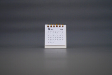 desk calendar for December 2024, goodbye 2024 welcome New year 2025.